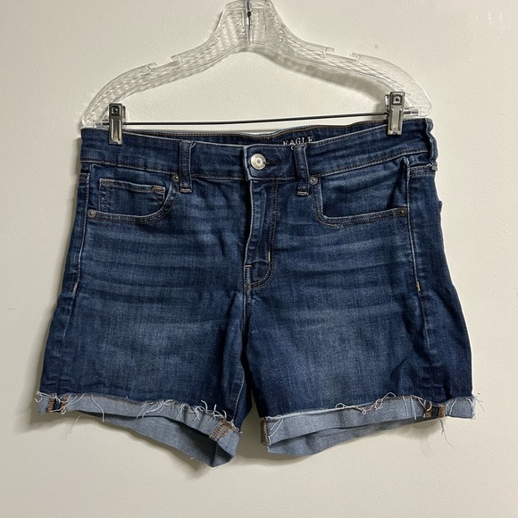 American  Eagle Midi Jean Shorts - Picture 1 of 5